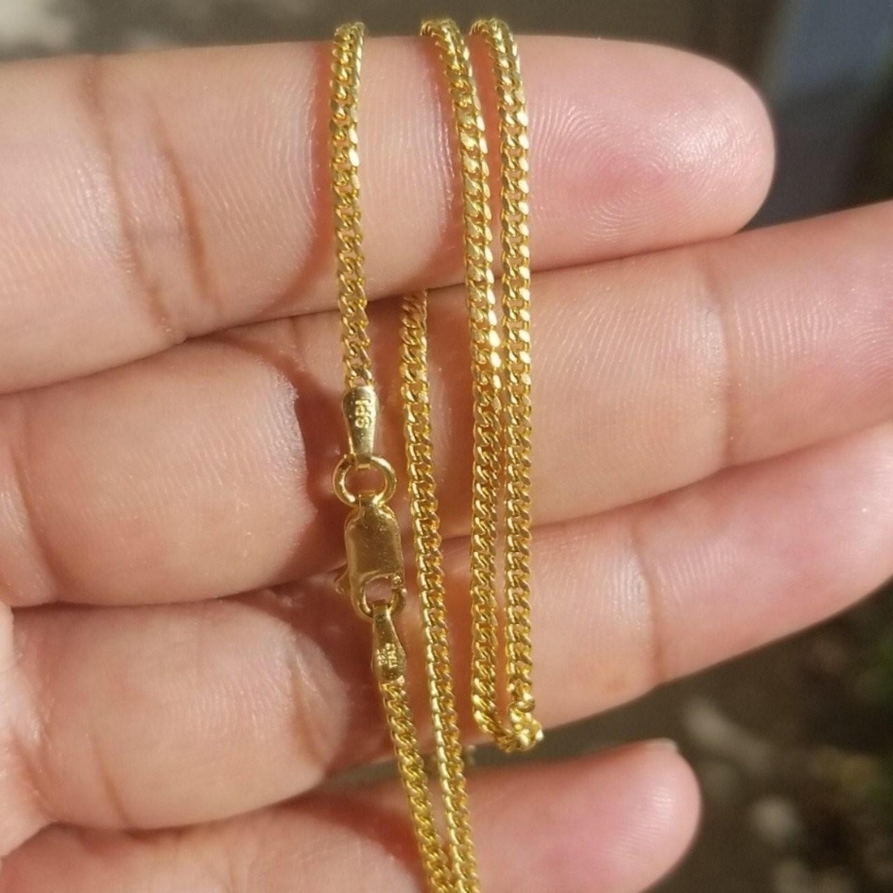Sterling Silver 925 Miami Cuban Curb Chain 20"